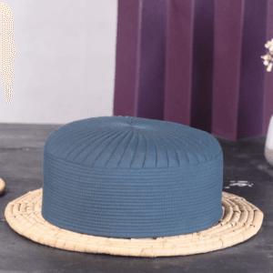 Al Hareer Classic Teal Blue Kufi