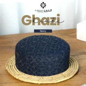 Al Hareer Ghazi Blue Kufi