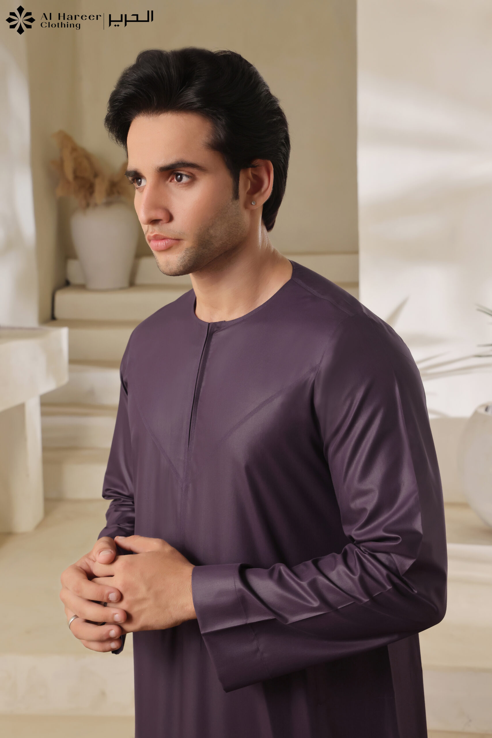 Al Hareer Emirati Plum Majesty Thobe