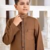 Al Hareer Kids Thobe | Sandstone Brown