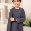 Al Hareer Moonlight Charcoal Kids Thobe