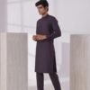 Al Hareer Deep Plum Shalwar Kameez