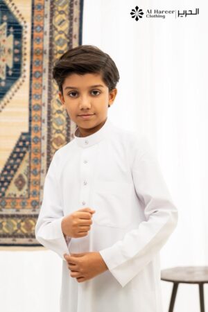 KidsWhiteThobeAlHarreer