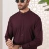 Al Hareer Royal Burgundy Shalwar Kameez – KS236