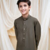 Al Hareer Legacy Green Thobe for Kids | TH107K